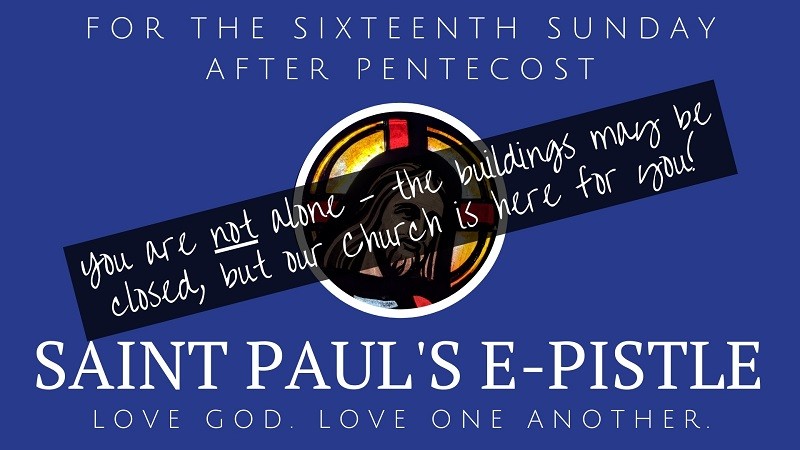 E-pistle for Sunday 20 September 2020