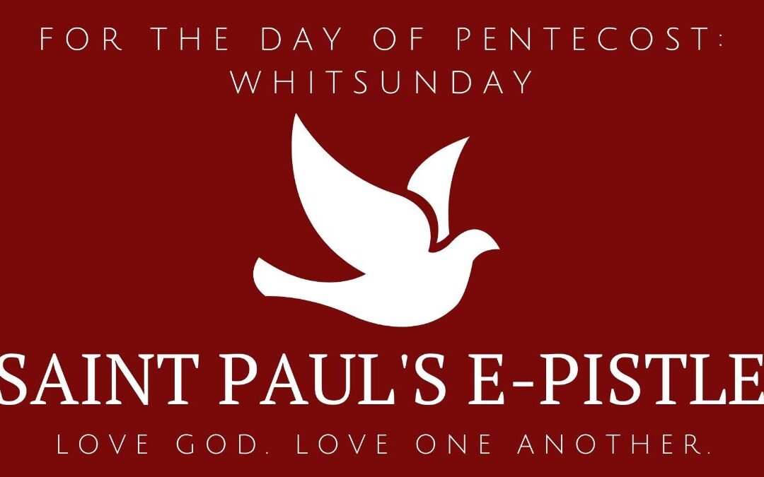 E-pistle for Sunday 5 June 2022