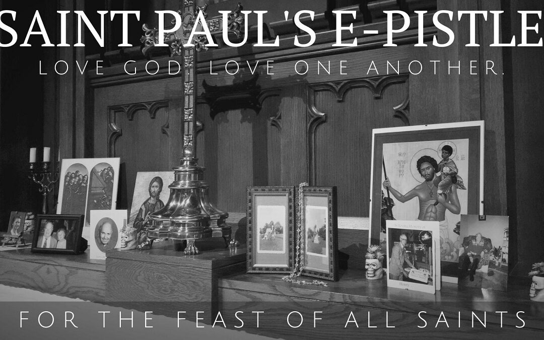 E-pistle for Sunday 6 Nov 2022