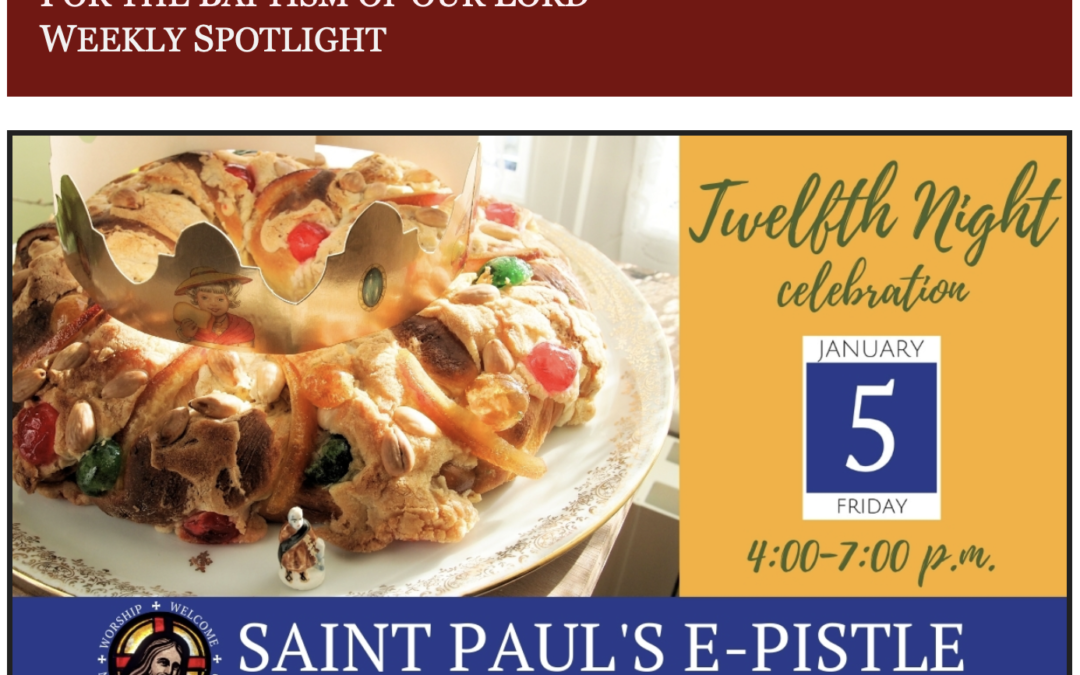 E-pistle for Sunday 07 January 2024