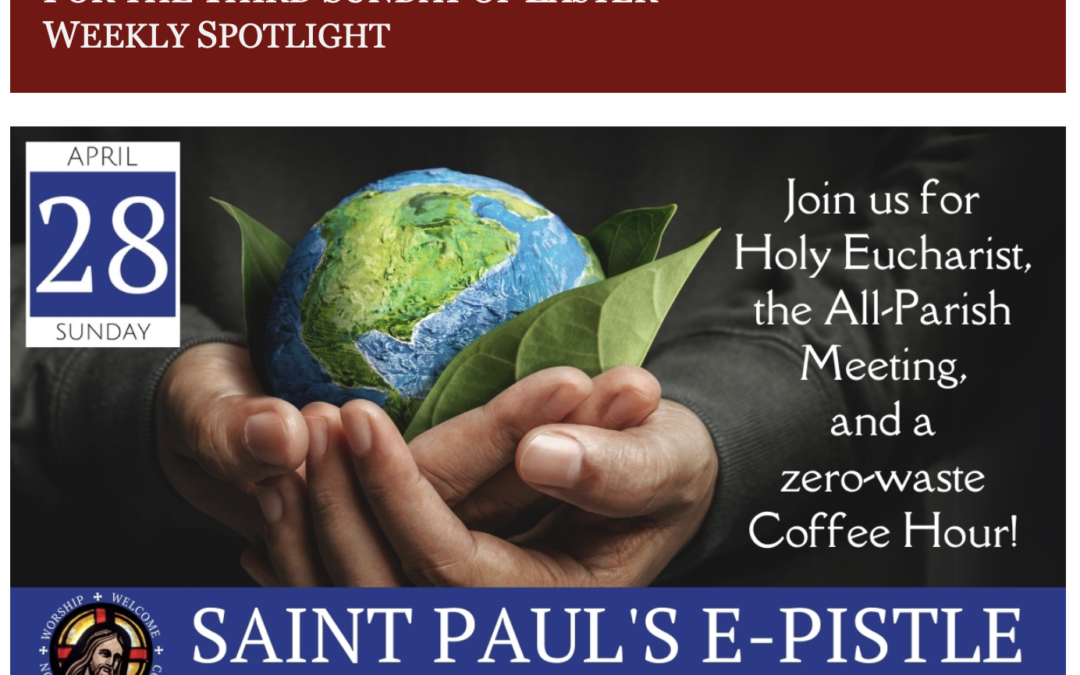 E-pistle for Sunday 14 Apr 2024