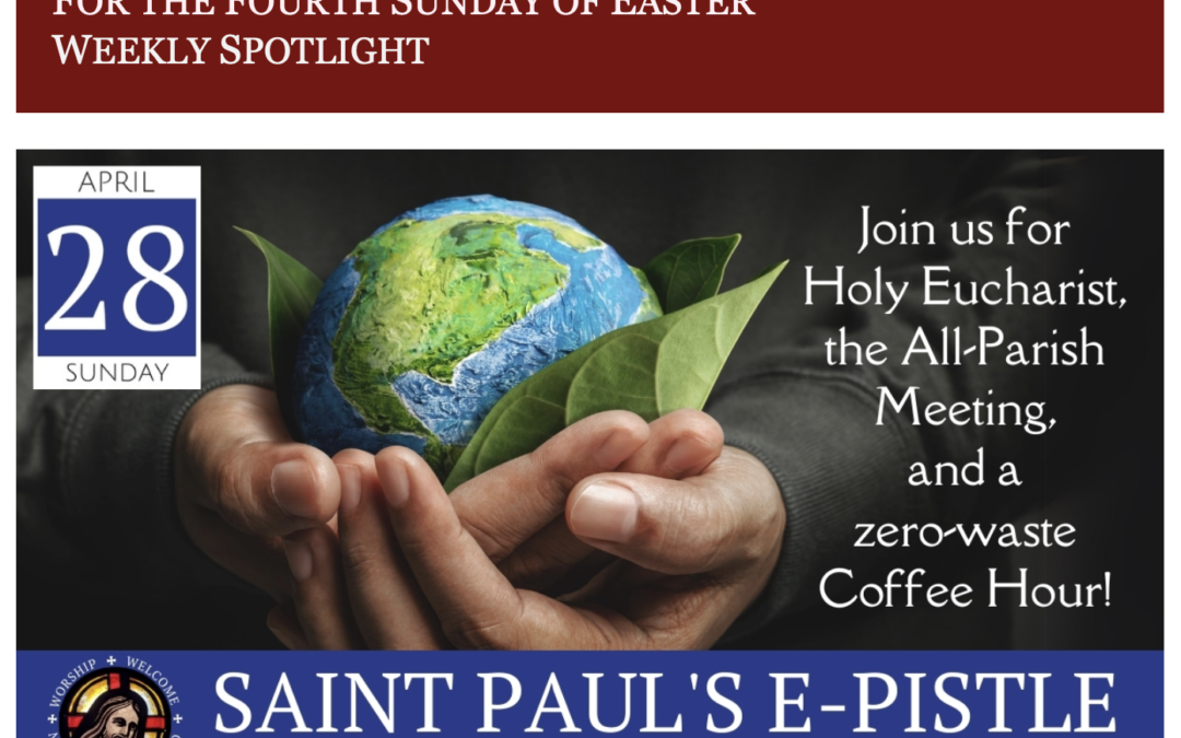 E-pistle for Sunday 21 Apr 2024