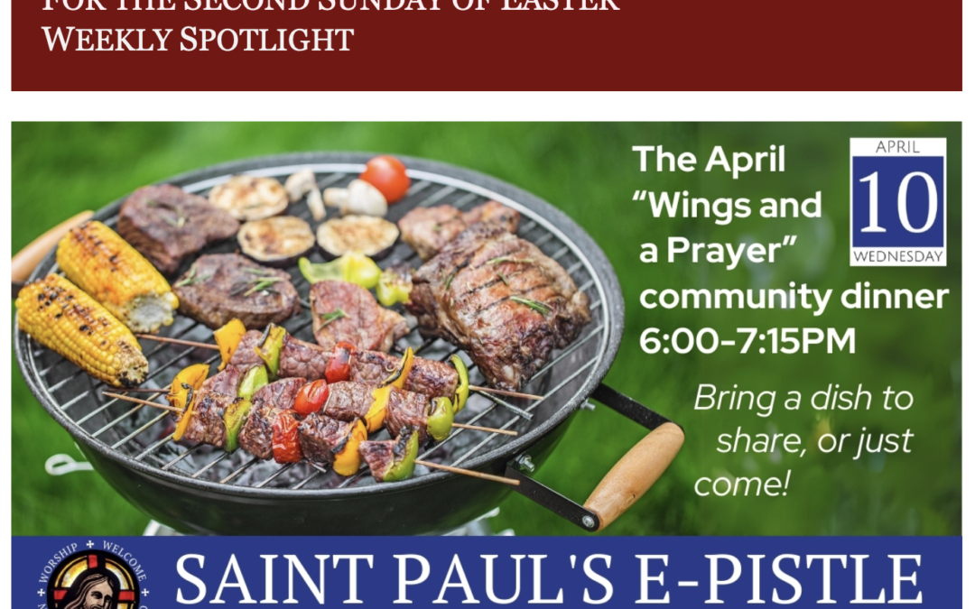 E-pistle for Sunday 07 Apr 2024