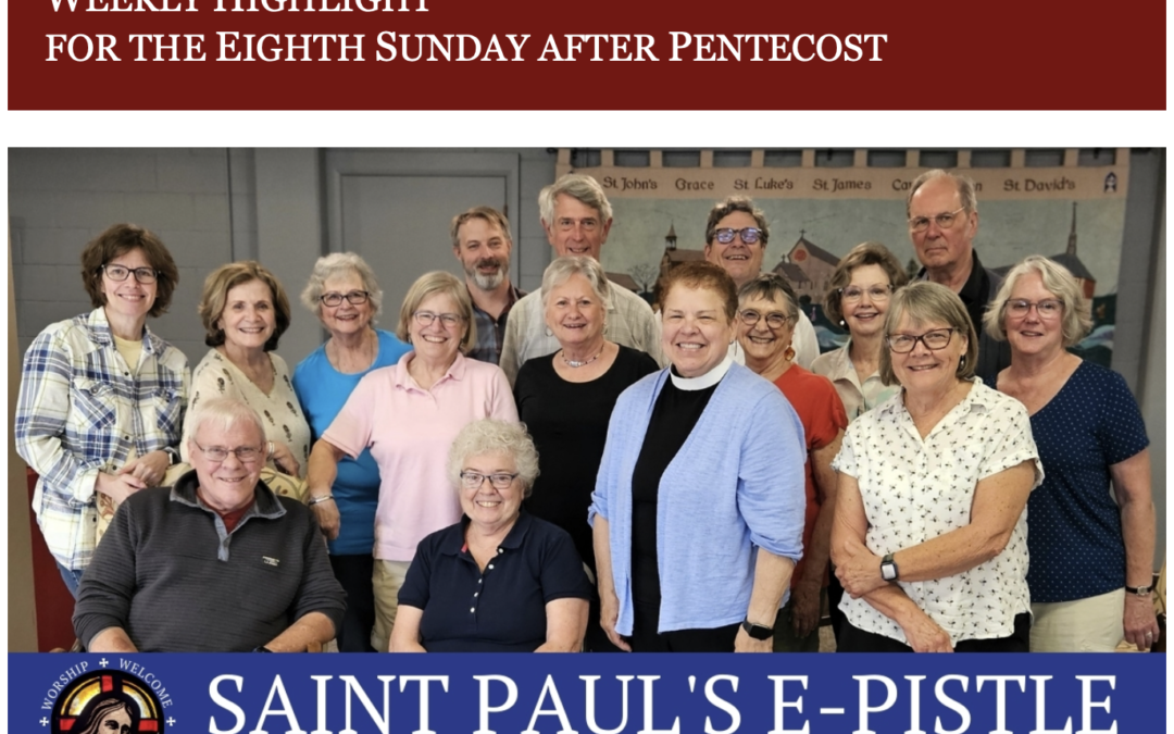 E-pistle for Sunday 14 July 2024