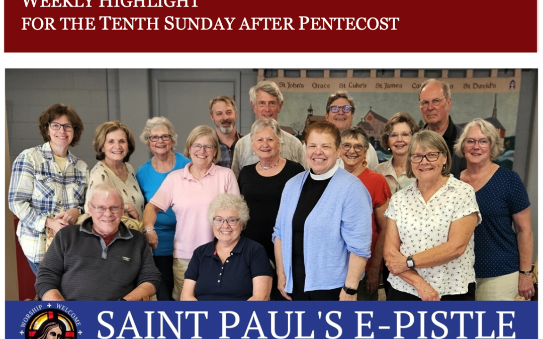 E-pistle for Sunday 28 July 2024