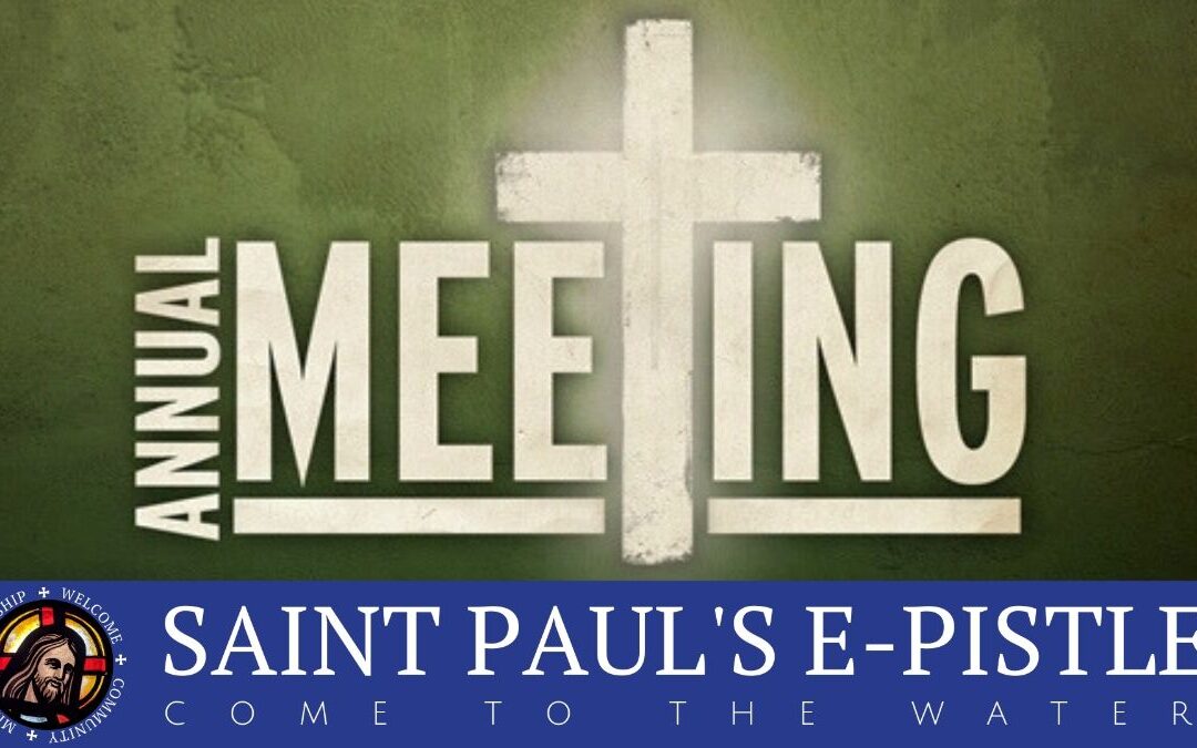 E-pistle for Sunday 26 Jan 2025