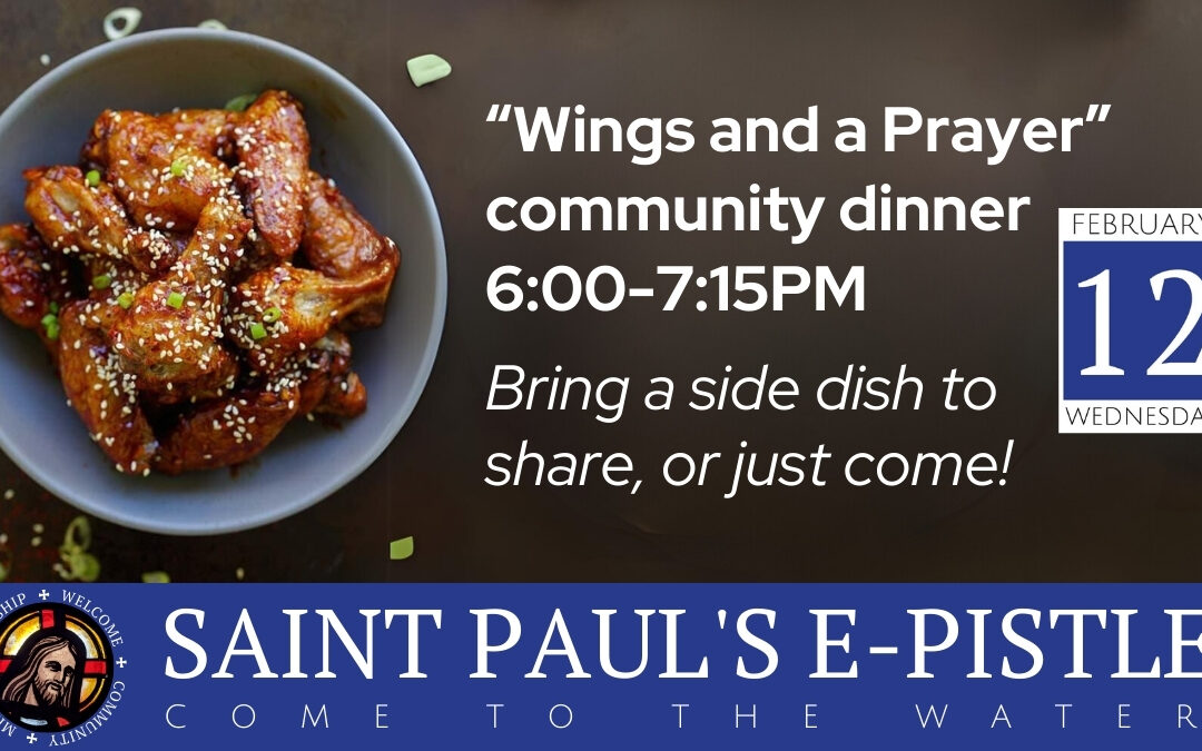 E-pistle for Sunday 16 Feb 2025