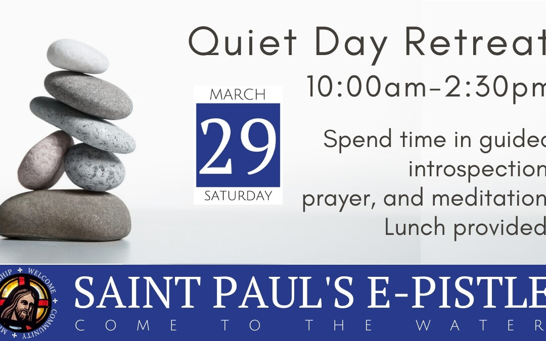 E-pistle for Sunday 23 March 2025