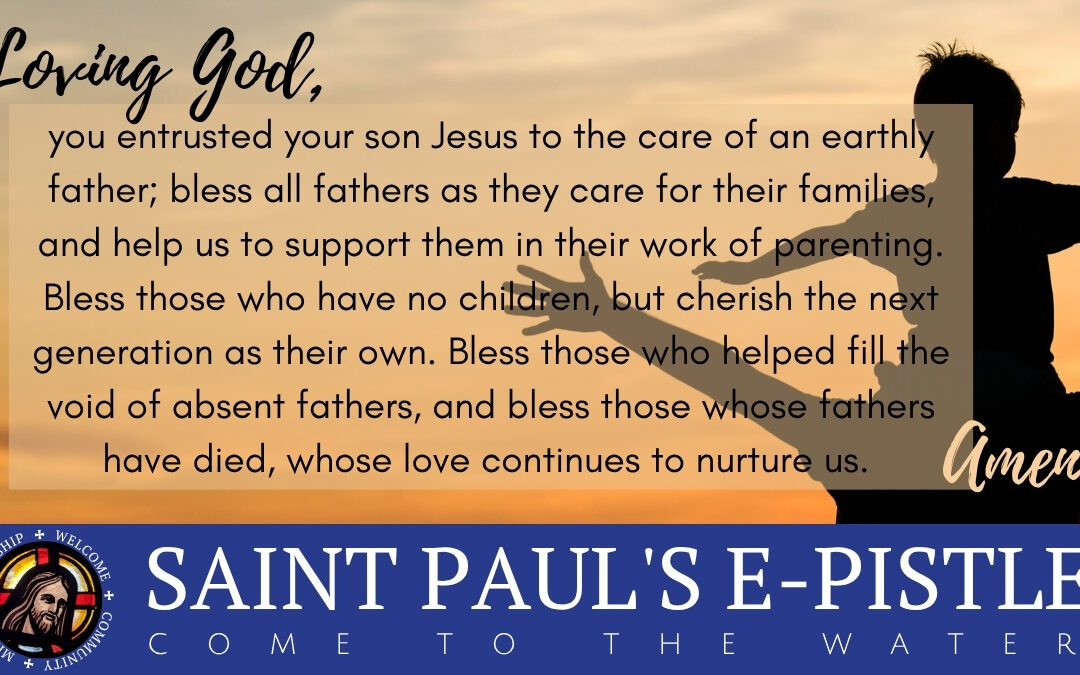 E-pistle for Sunday 15 June 2025