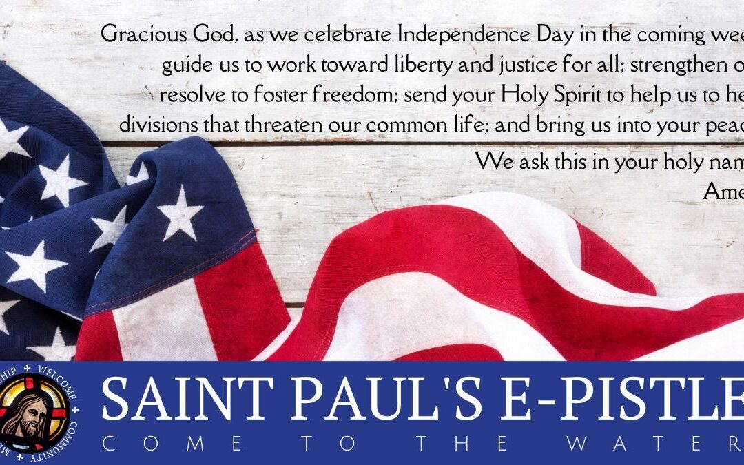 E-pistle for Sunday 06 July 2025