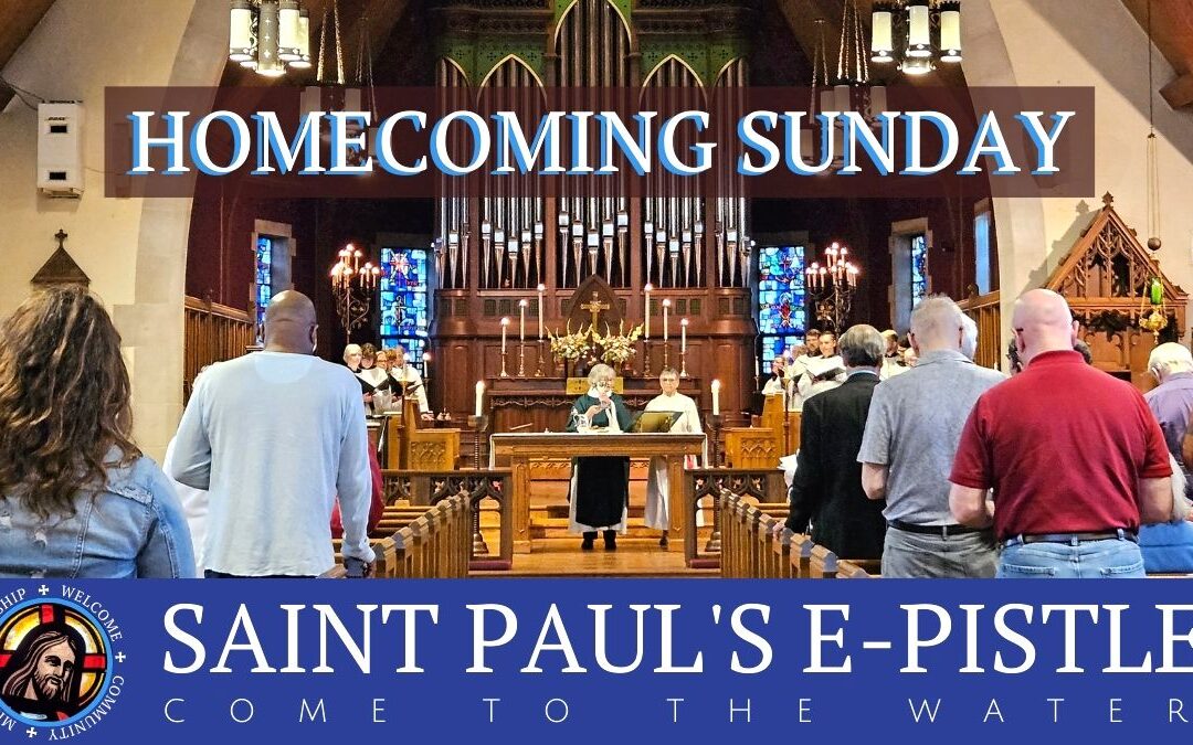 E-pistle for Sunday 28 September 2025