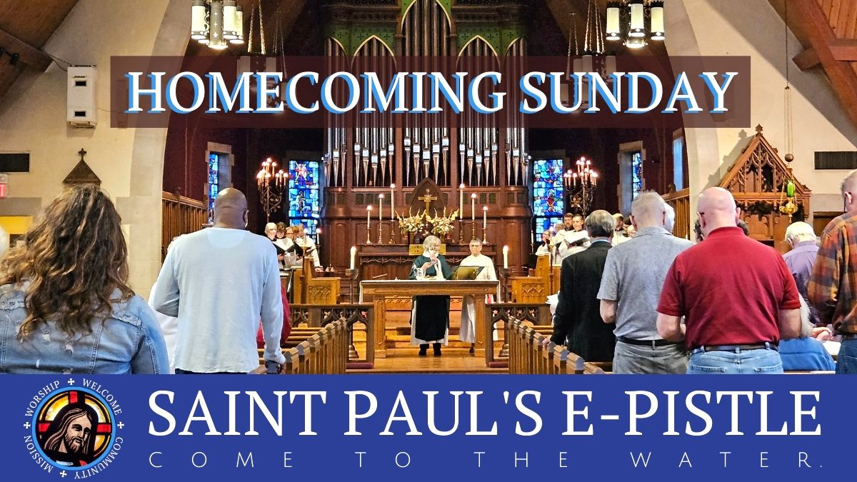 E-pistle for Sunday 28 September 2025