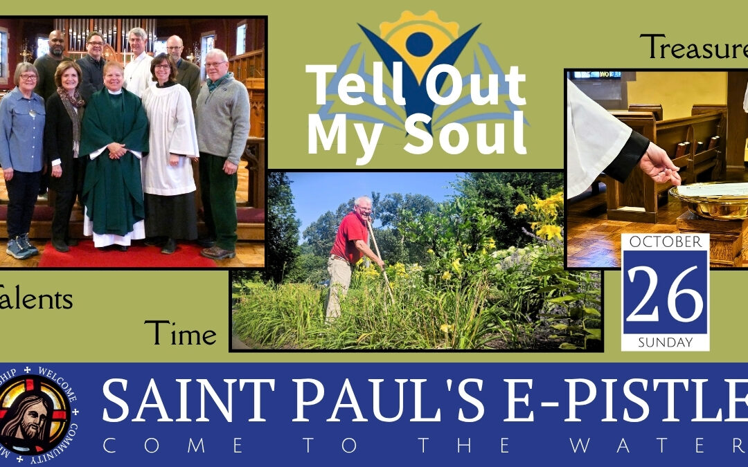 E-pistle for Sunday 26 October 2025