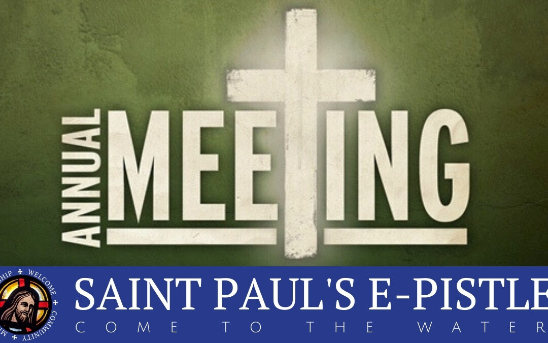 E-pistle for Sunday 25 January 2026