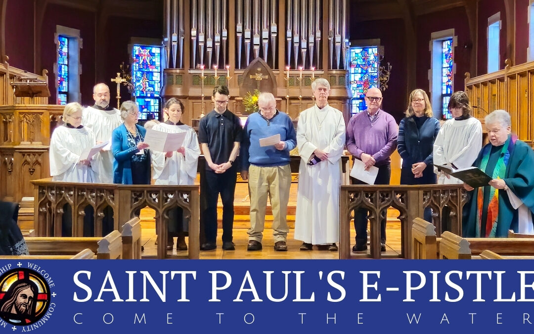 E-pistle for Sunday 08 February 2026