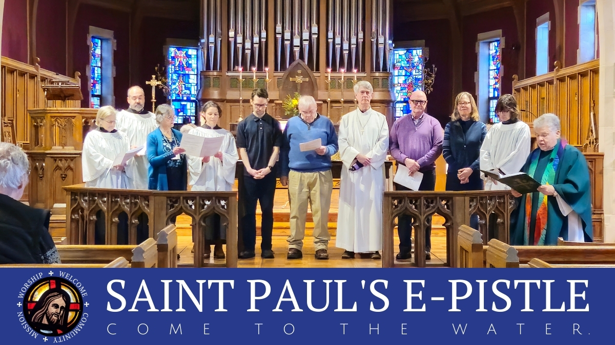 E-pistle for Sunday 08 February 2026