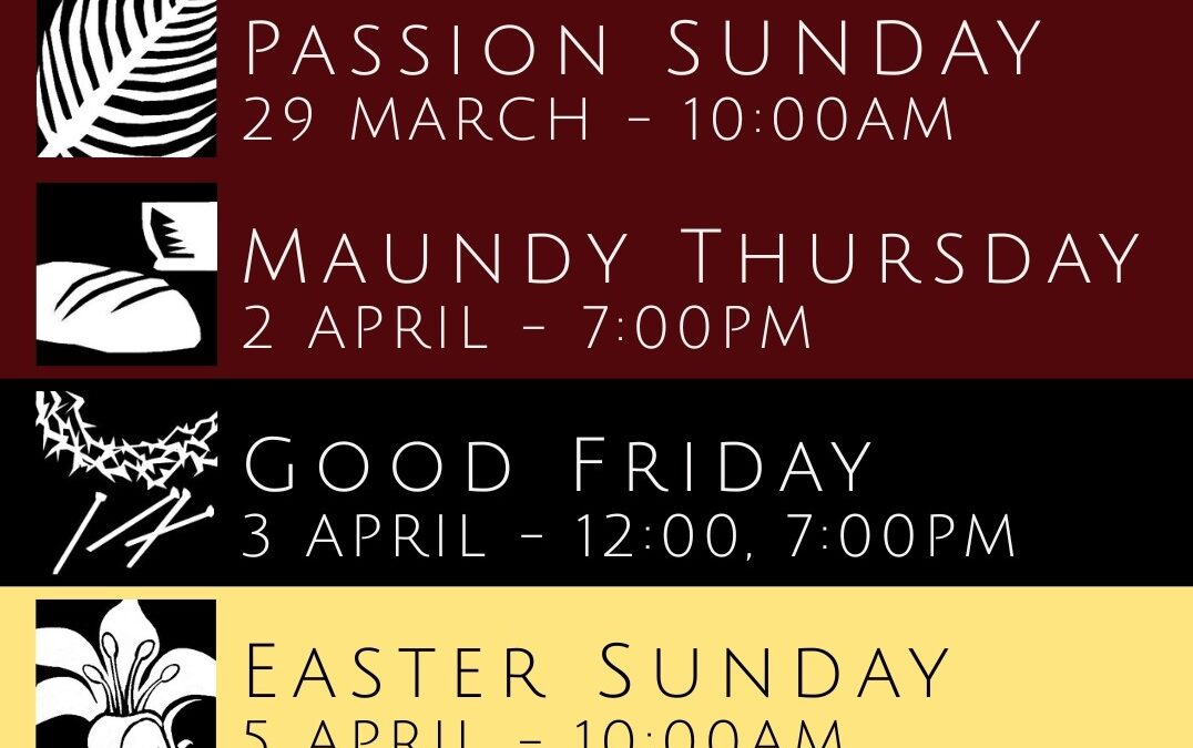 E-pistle for Sunday 29 March 2026